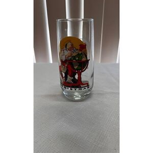 VINTANGE 1970 COCA COLA COKE NORMAN ROCKWELL COLLECTIBLE GLASS